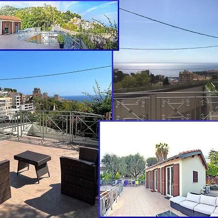 Vila Eden Cap : A Delightful 11 Adults Just One Km Away From Monte Carlo Station Beausoleil